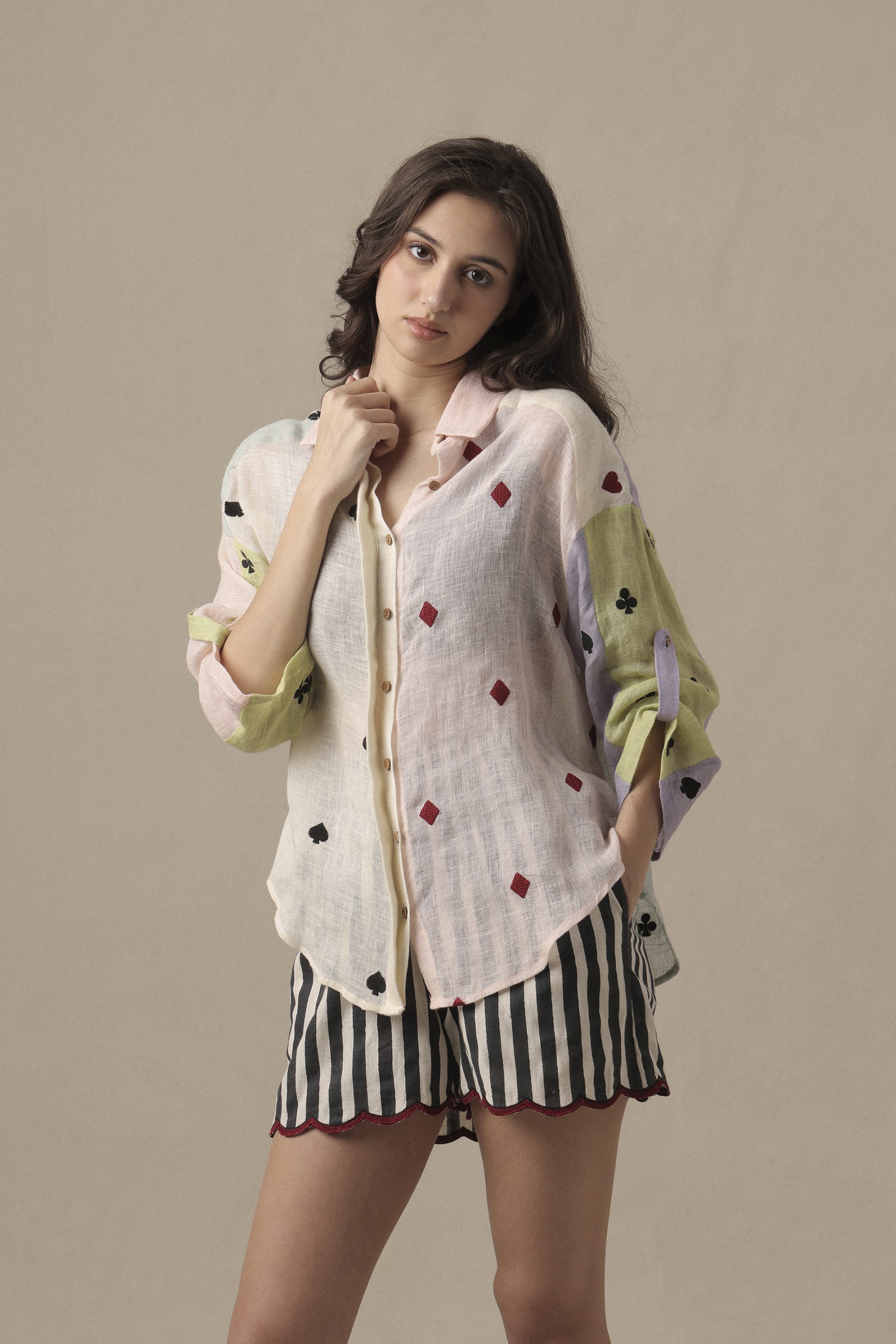 Mati Outfit Sets Linen Deck Shirt Set (2 PCS)