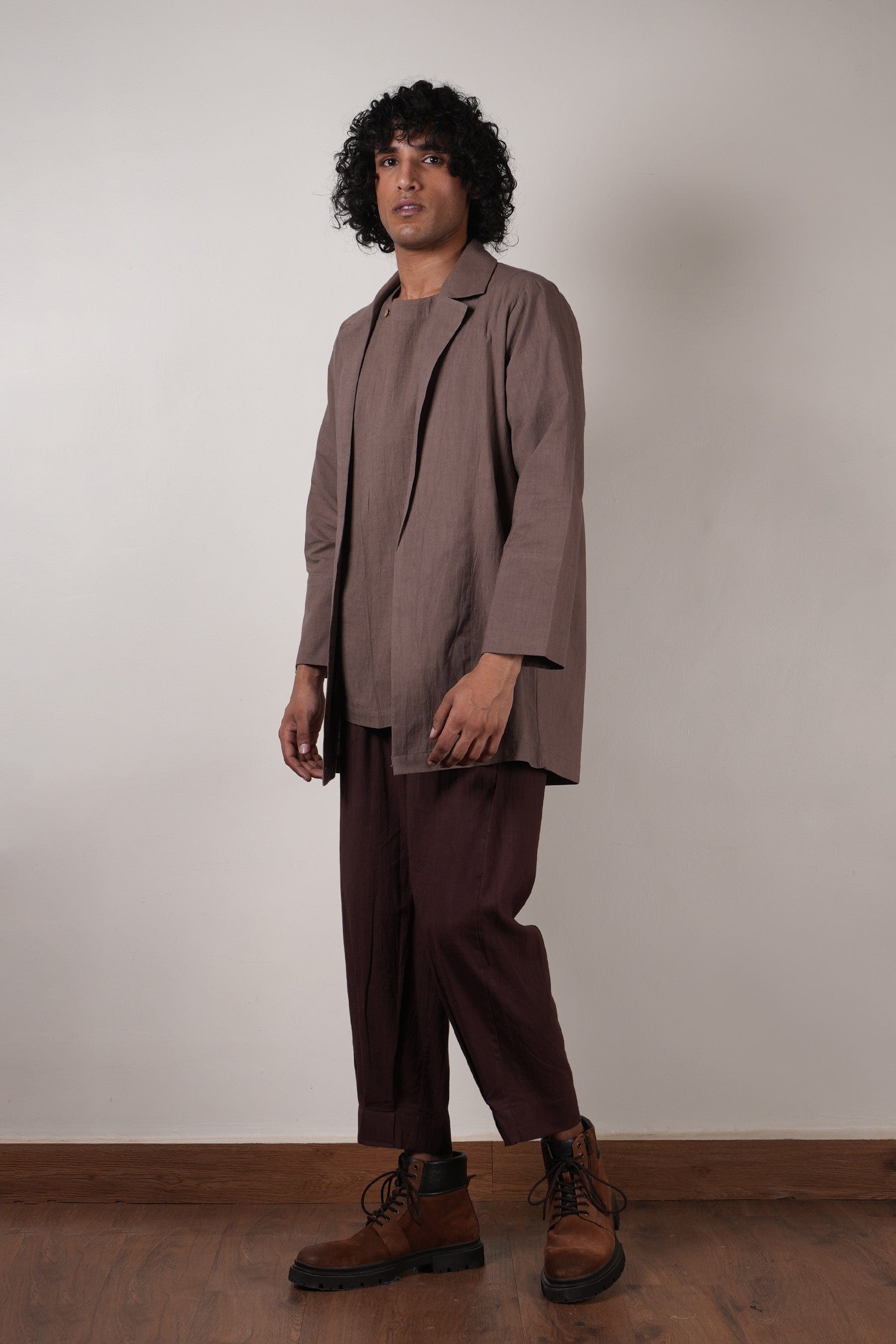 Buy Handwoven Pure Cotton Co-Ord Set by MATI-Sustainable & Ethical