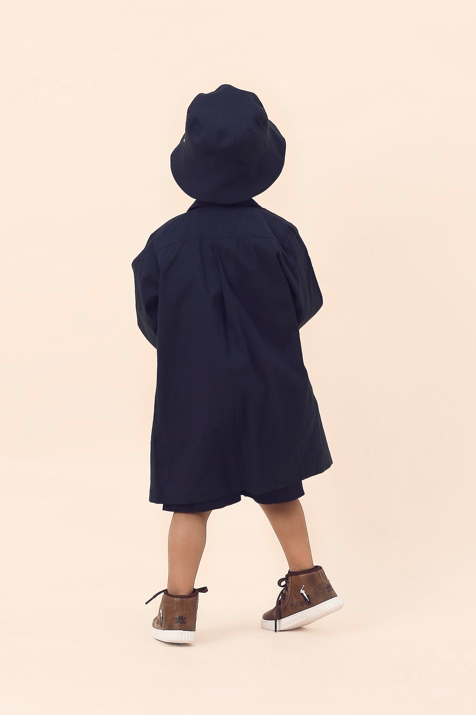 Mati Outfit Sets Mini MATI Boys Blue Overlap Jacket Set (3 PCS)