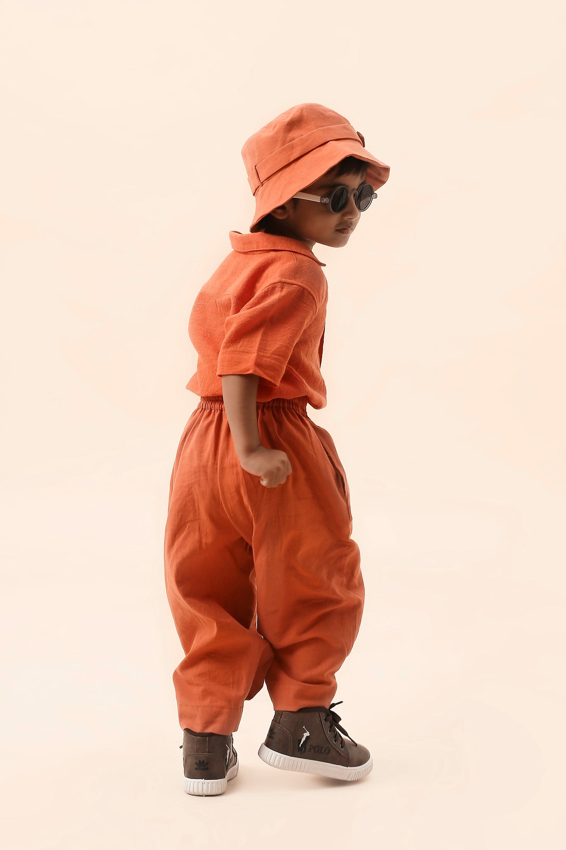 Mati Outfit Sets Mini MATI Boys Rust Cuban Co-ord Set (2 PCS)