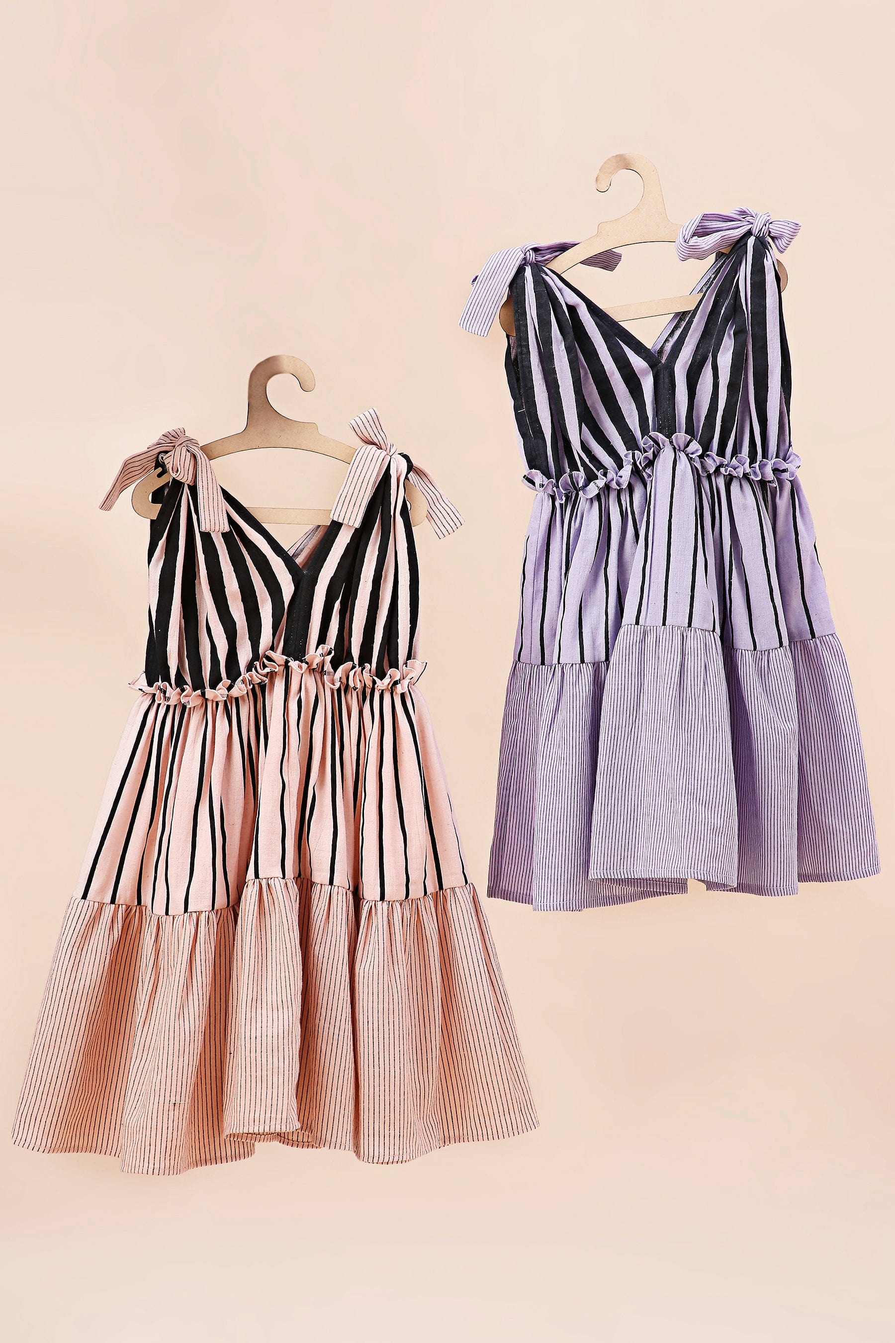 Mati Outfit Sets Mini MATI Girl's Lakeerein Lavender Frill Dress