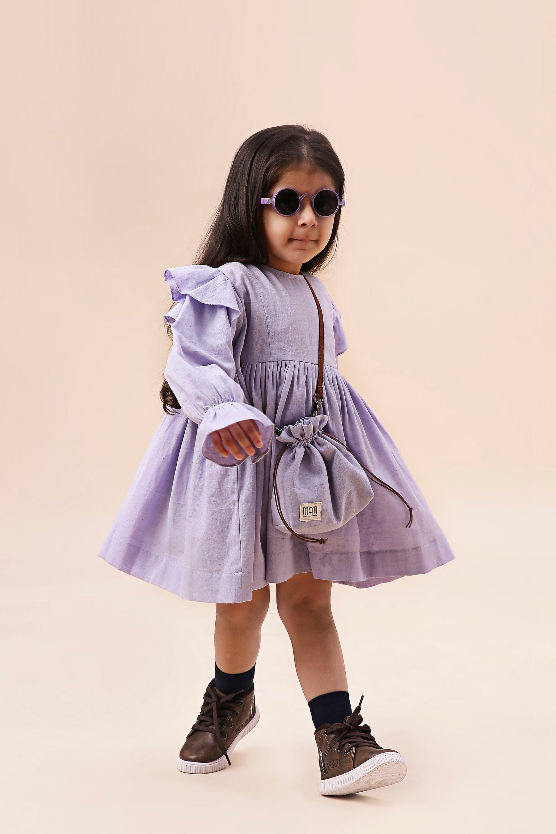 Mati Outfit Sets Mini MATI Girls Baliza Lavender Dress