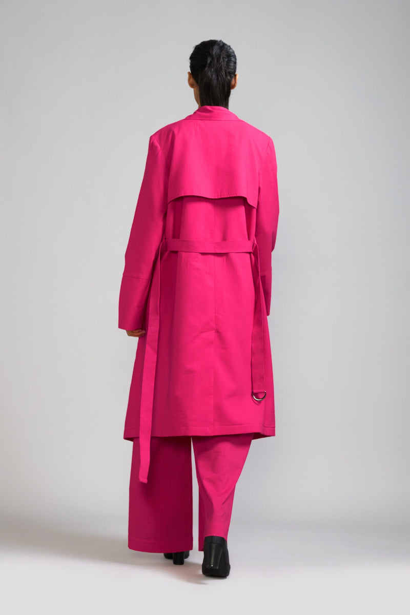 Mati Outfit Sets Pink Trench Jacket Set (3 PCS)