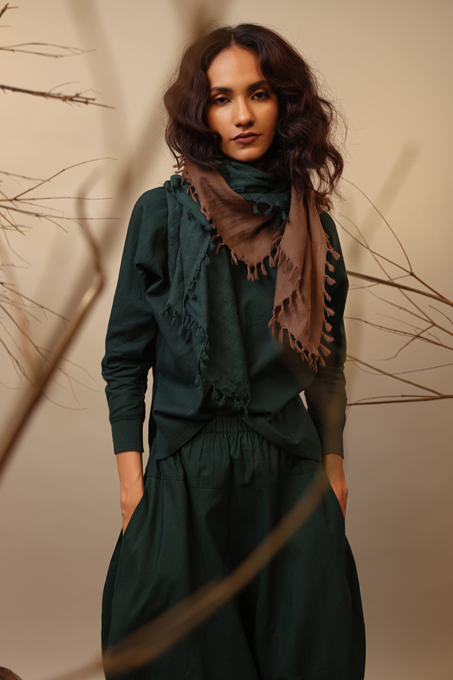 Buy Handwoven Pure Cotton Pants by MATI-Sustainable & Ethical