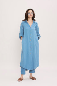 Handcrafted from Handwoven Organic Cotton. Dresses for Women by Sustainable Fashion Designer Clothing Label MATI