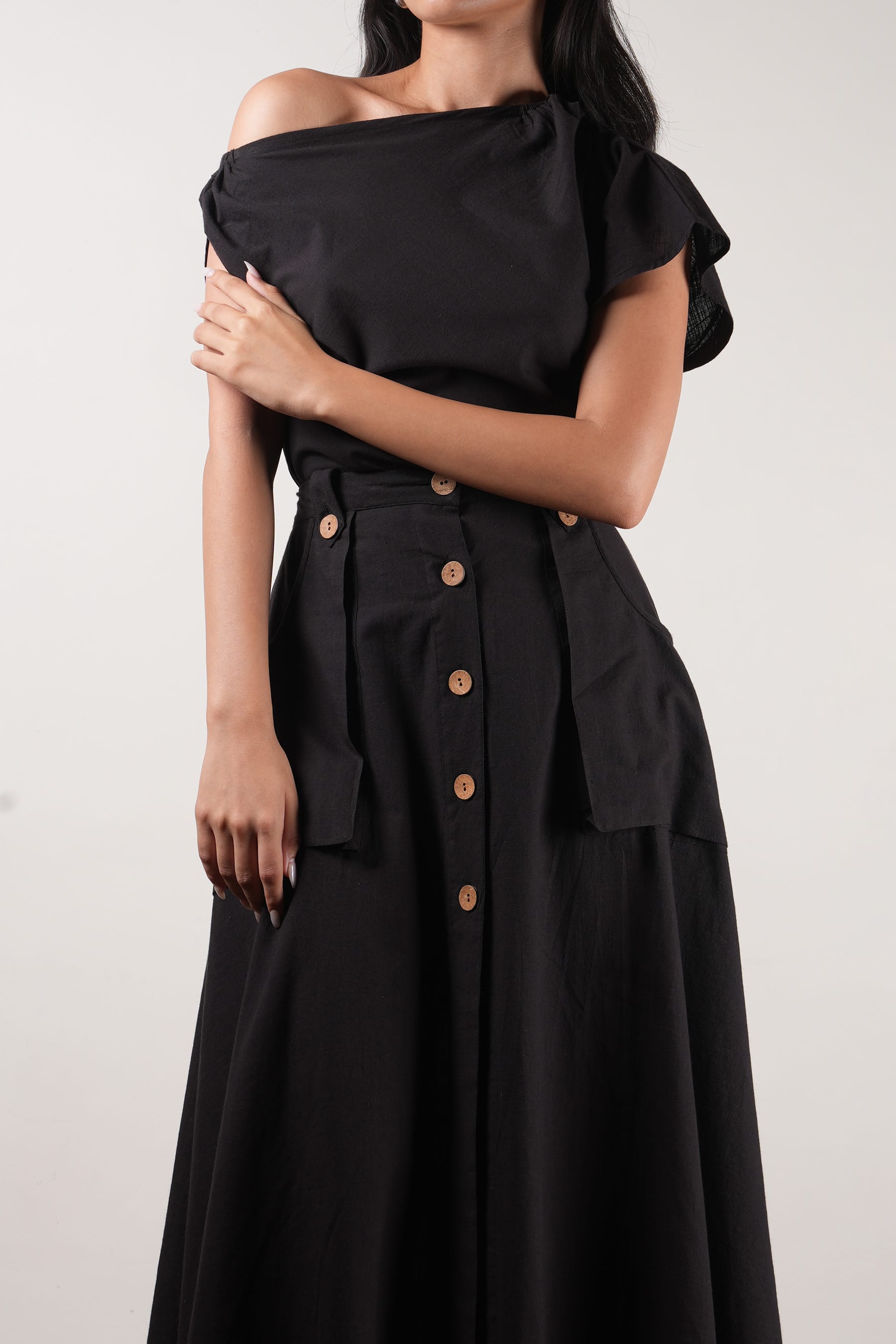Mati skirts Safari Pocket Skirt-Black