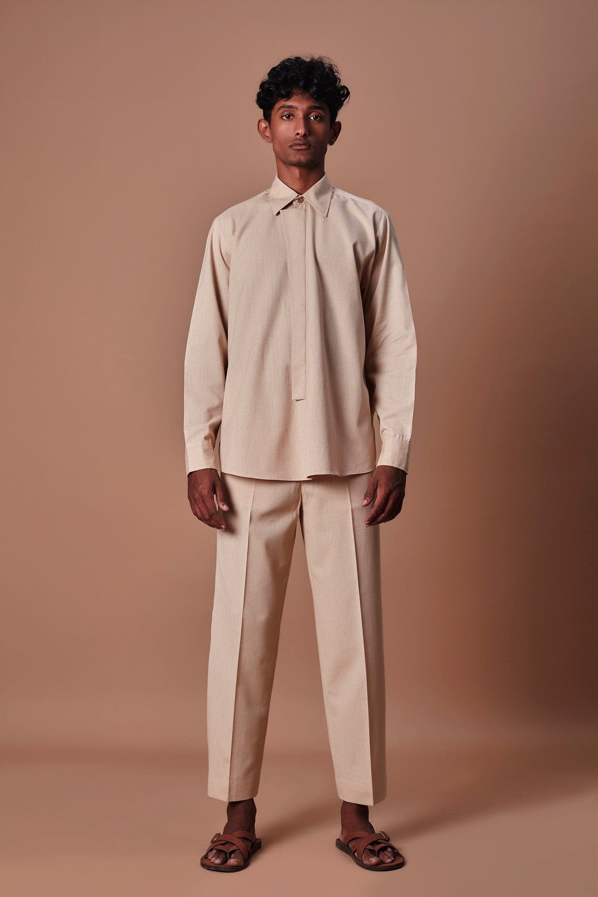 Buy Handwoven Pure Cotton Pants by MATI-Sustainable Ethical