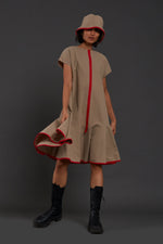 Mati Dresses Beige A-line Dress