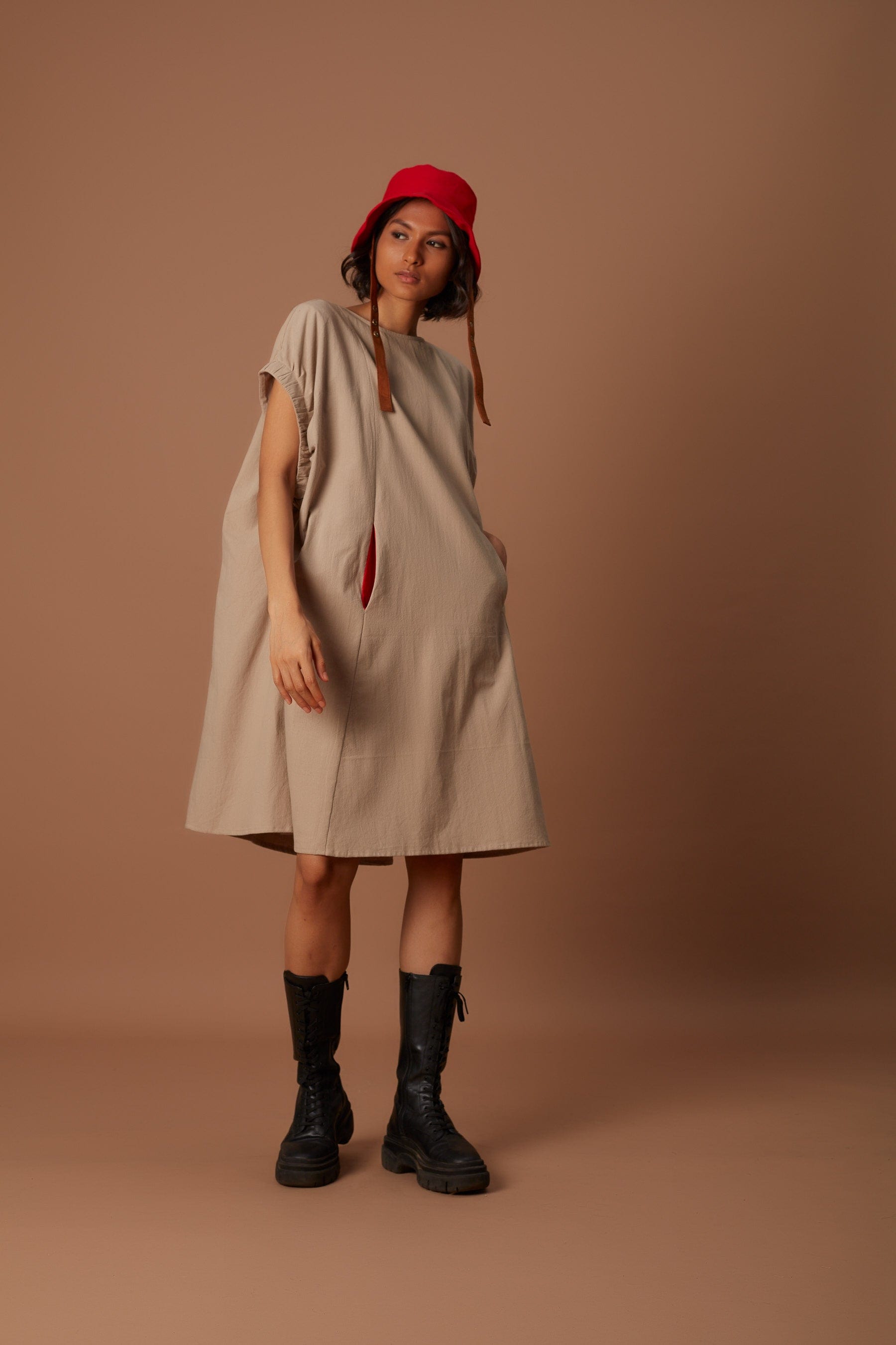 Handcrafted from Handwoven Organic Cotton Dresses for Women by Sustainable Fashion Clothing Label MATI