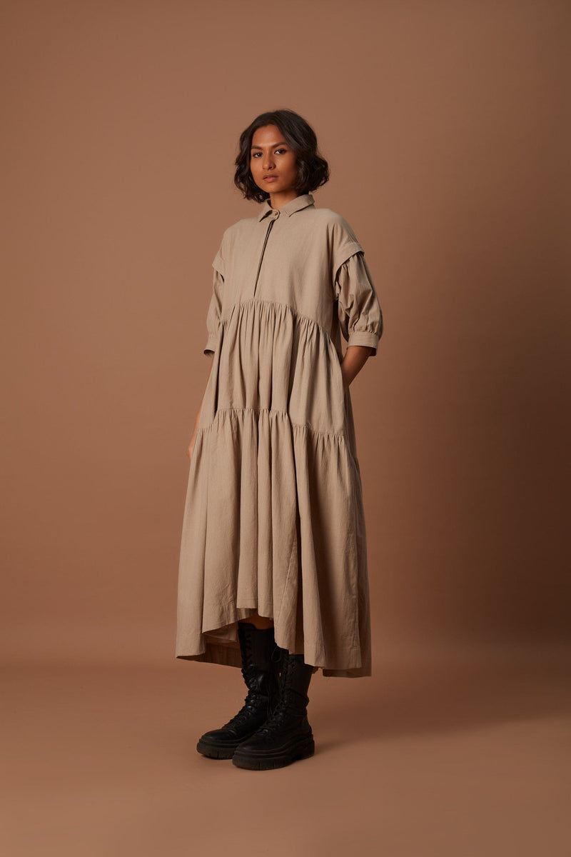 Handcrafted from Handwoven Organic Cotton. Dresses for Women by Sustainable Fashion Designer Clothing Label MATI