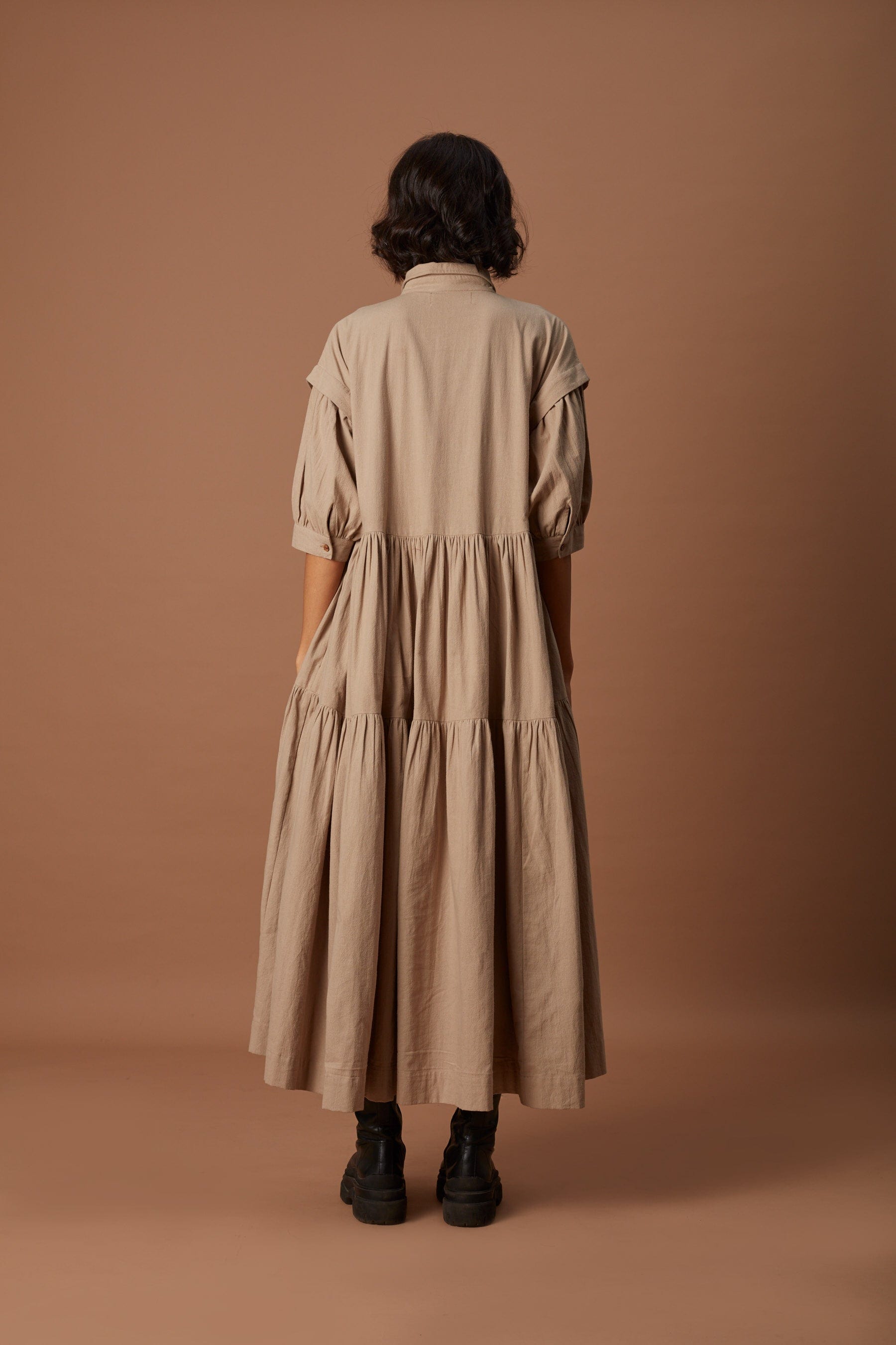 Handcrafted from Handwoven Organic Cotton. Dresses for Women by Sustainable Fashion Designer Clothing Label MATI