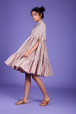 Mati Dresses Cape Dress SS Pink