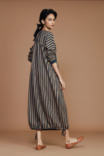 Mati Dresses DS Brown Striped Dress