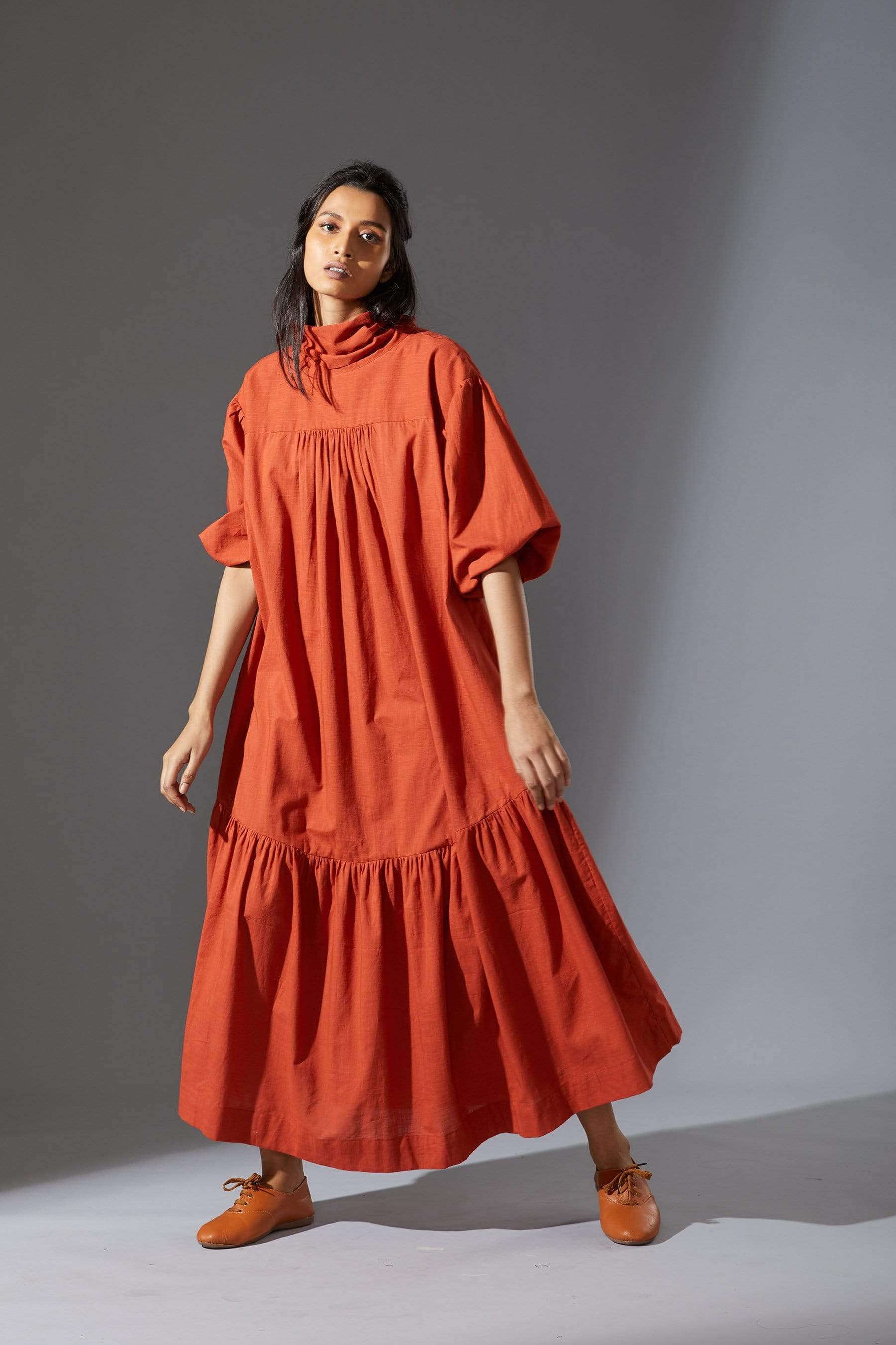 Handcrafted from Handwoven Organic Cotton. Dresses for Women by Sustainable Fashion Designer Clothing Label MATI