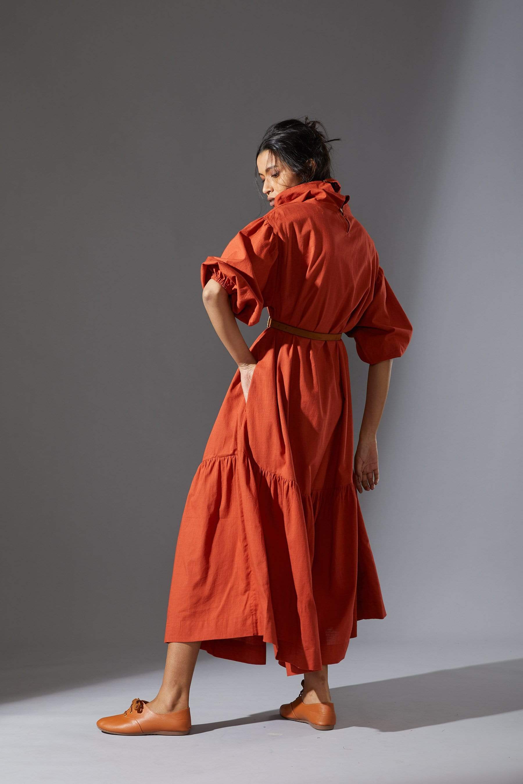 Handcrafted from Handwoven Organic Cotton. Dresses for Women by Sustainable Fashion Designer Clothing Label MATI