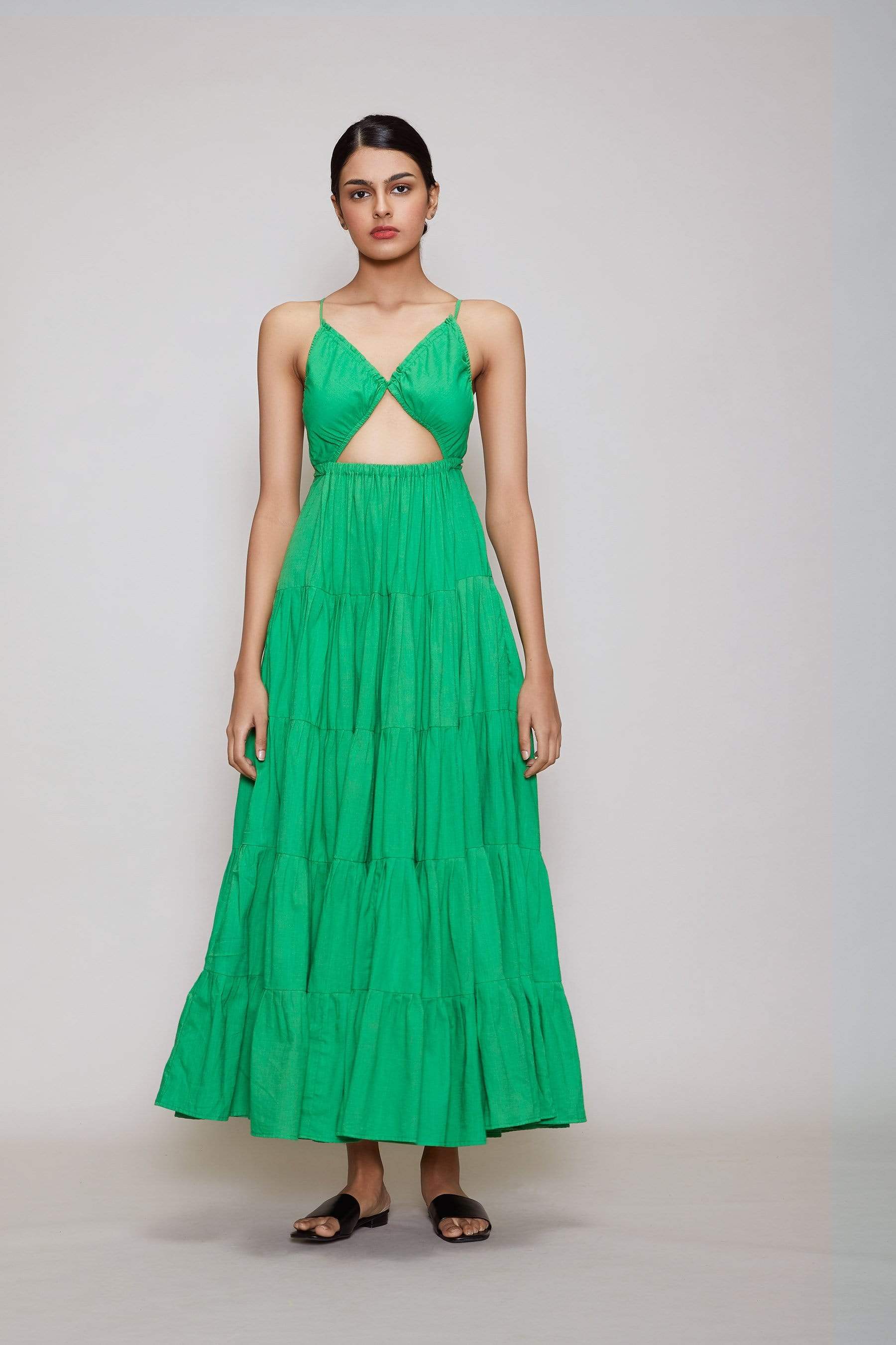 Mati Dresses Mati New Saya Aakaar - Green