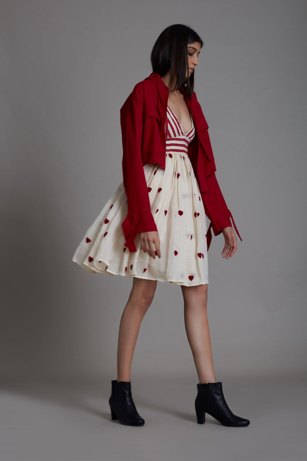 Mati Dresses Mati Rummy Set - Hearts and Red