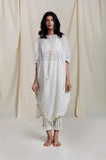Handcrafted from Handwoven Organic Cotton. Kaftan Dresses for Women by Sustainable Fashion Designer Clothing Label MATI