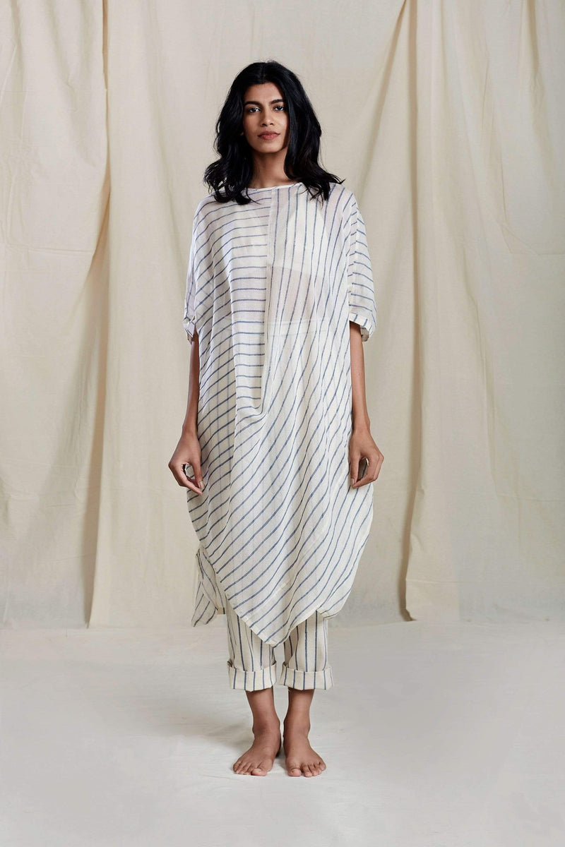 Handcrafted from Handwoven Organic Cotton. Kaftan Dresses for Women by Sustainable Fashion Designer Clothing Label MATI
