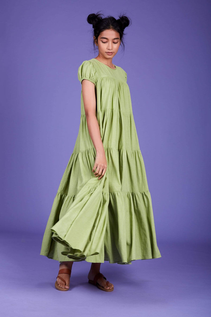 Mati Dresses Vena Aakar Dress SS Green