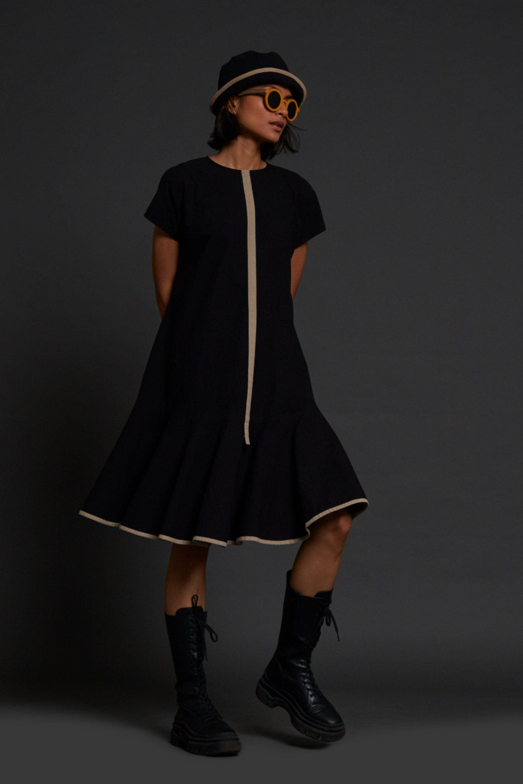 Mati Dresses XS Black A-line Dress
