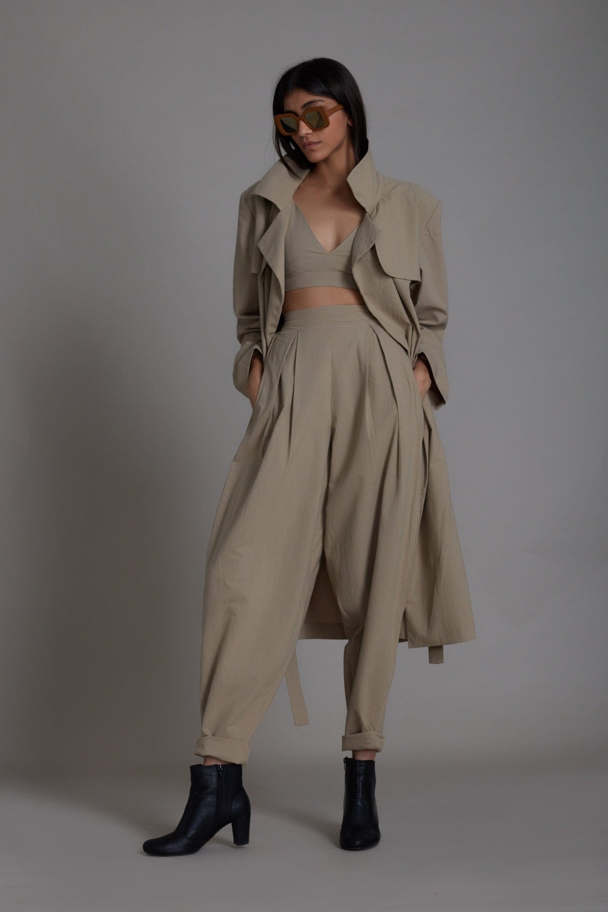 Buy Handwoven Pure Cotton Jacket by MATI-Sustainable & Ethical Luxury Brand