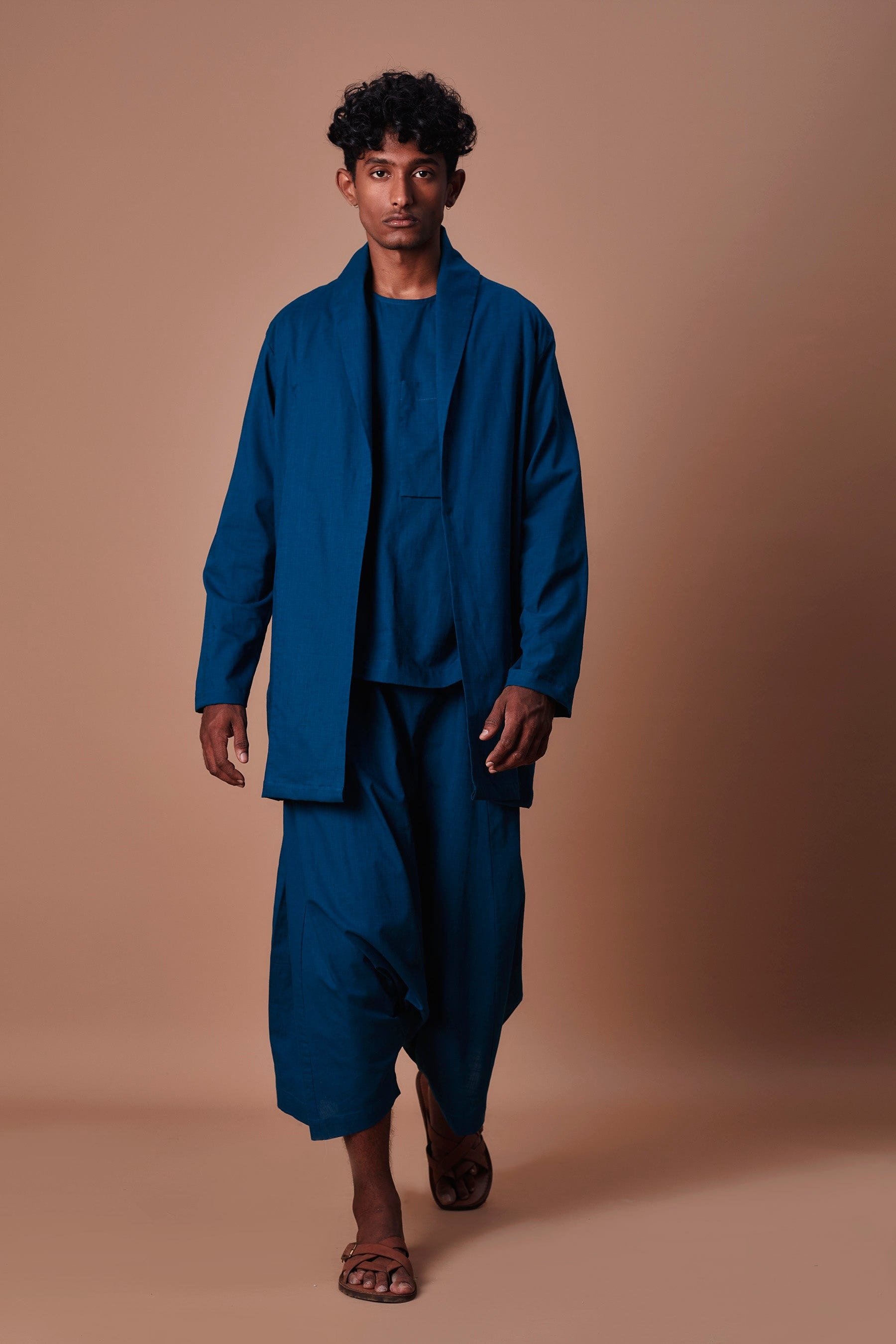 Buy Handwoven Pure Cotton Co-Ord Set by MATI-Sustainable & Ethical