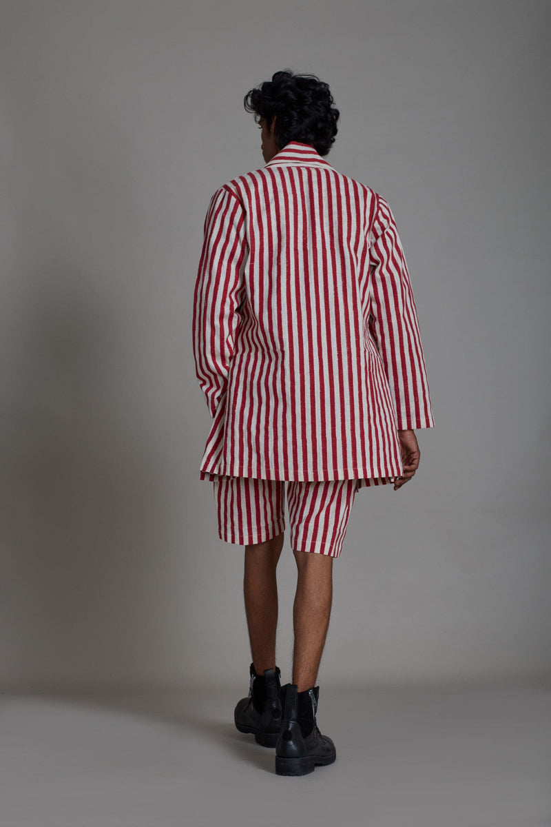 Mati Outfit Sets Red Stripe Set-3 Pcs