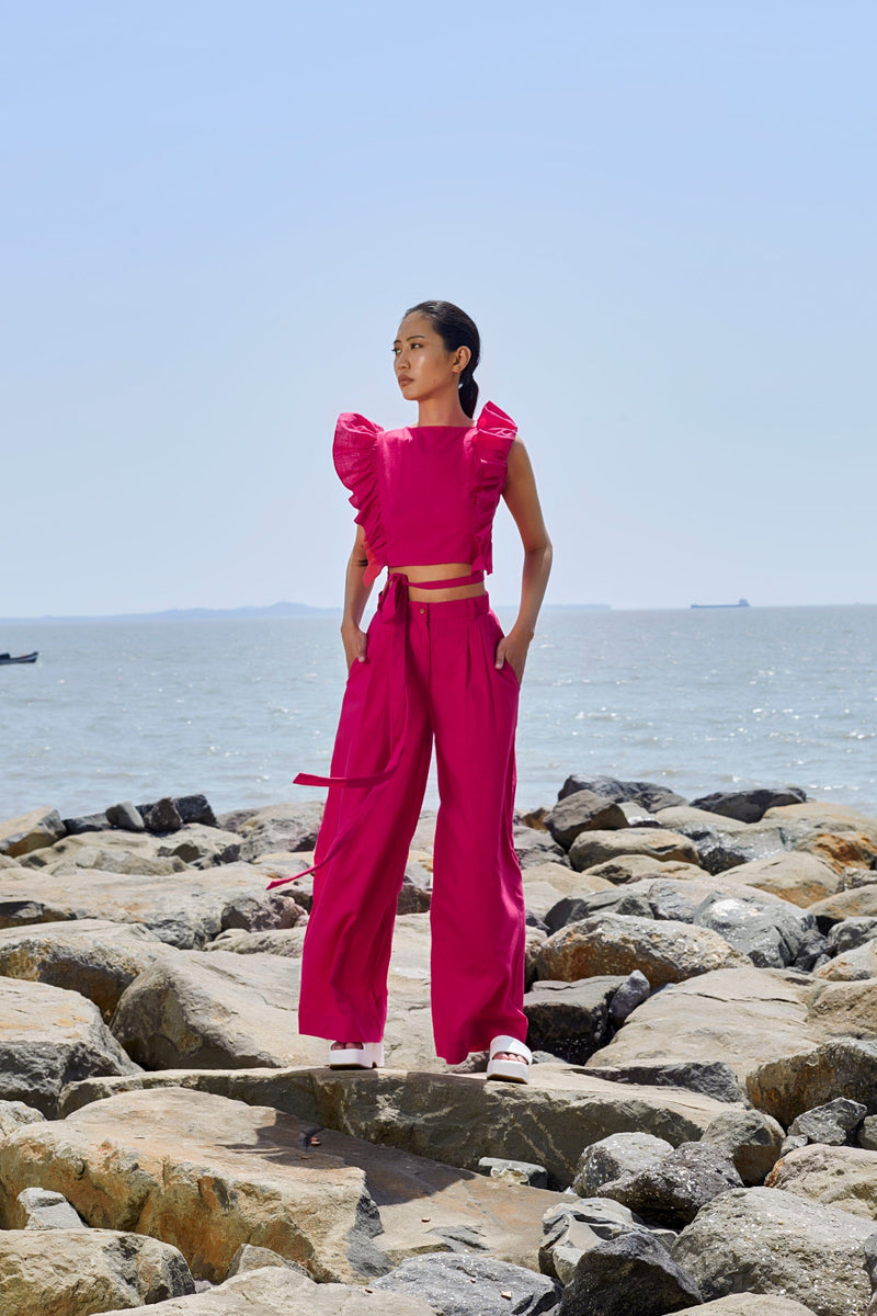 Mati Outfit Sets XS Pink Overlap Co-Ord Set