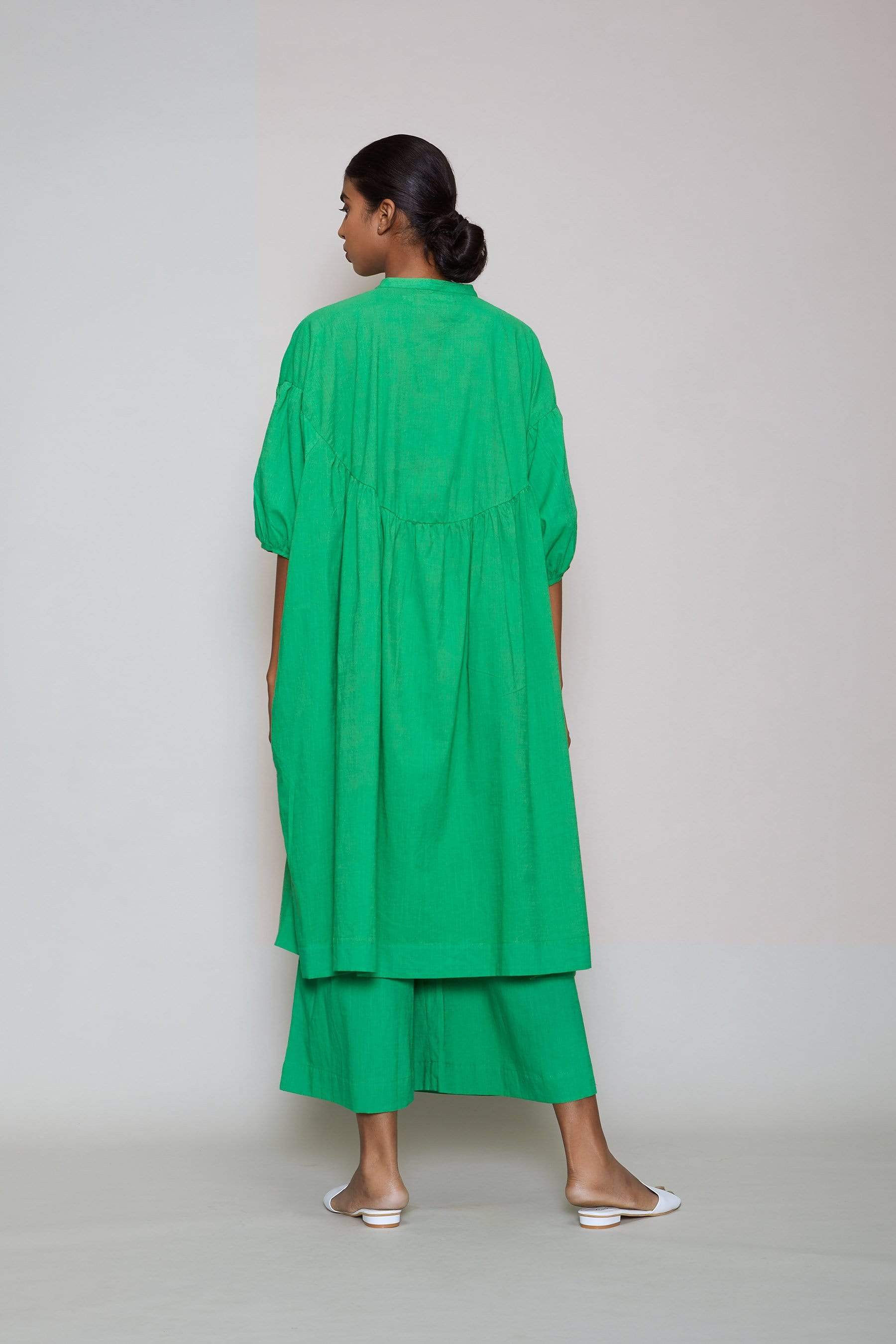 Handcrafted from Handwoven Organic Cotton, Plus Size Coord Set for Women by Sustainable Fashion Designer Clothing Label MATI