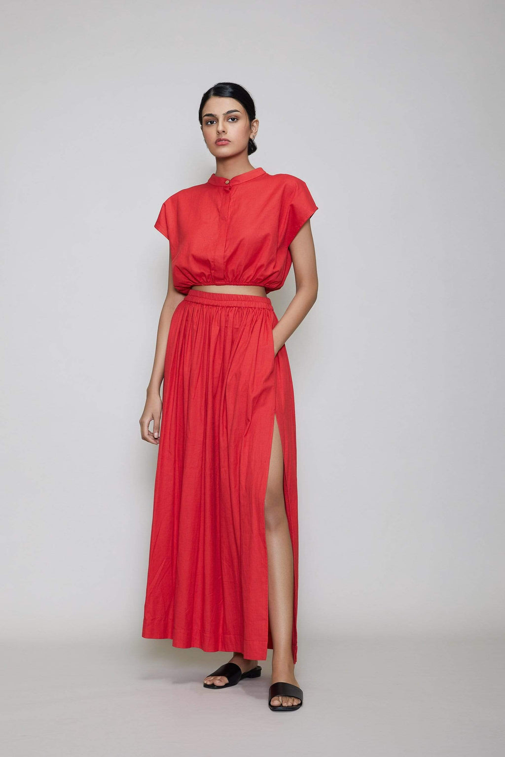 Mati SEPERATES Mati New Sphara Skirt Set - Red