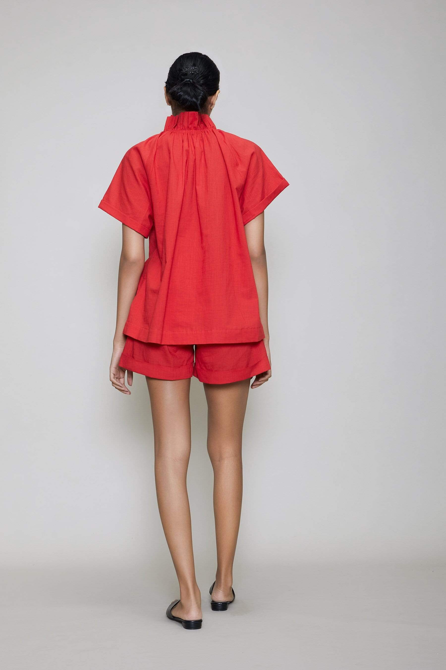 Mati SEPERATES Mati Tora & Shorts Set - Red