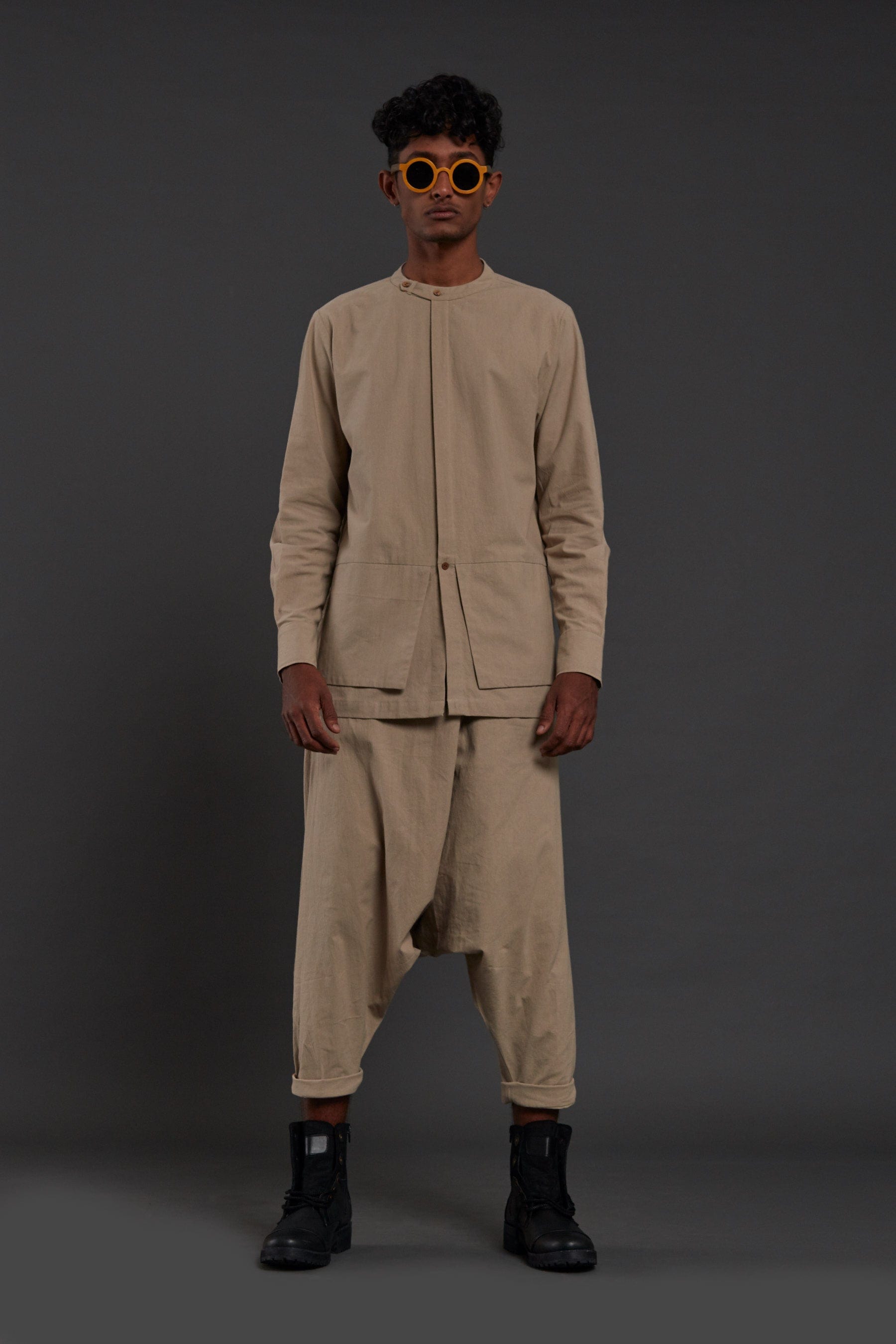 Beige Pocket DC Set – Mati