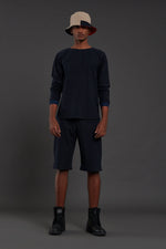 Mati SET XS Raasta Navy Blue shorts coord set